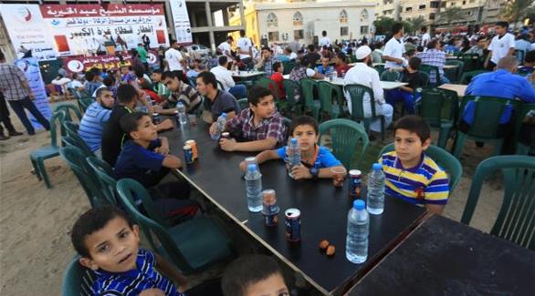 الإفطار الجماعي بغزة 