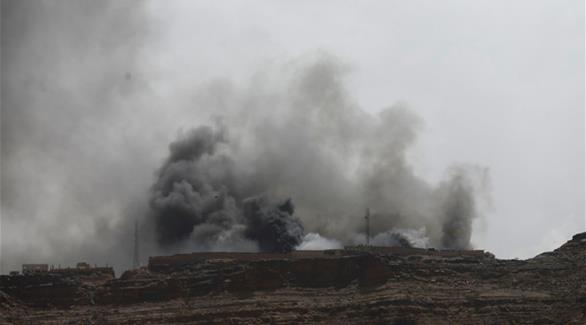 سلسلة غارات جوية  وانفجارات عنيفة جنوب صنعاء (أرشيف)