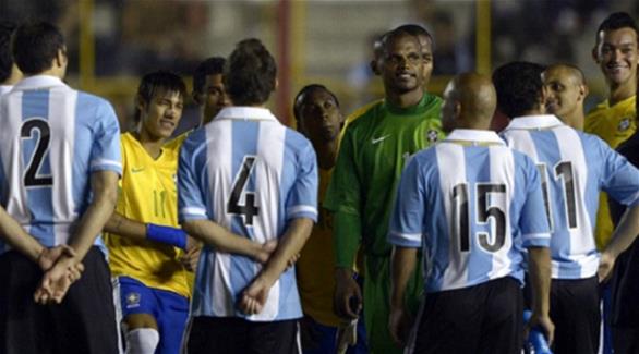 المنتخب البرازيلي والأرجنتيني (أرشيف)