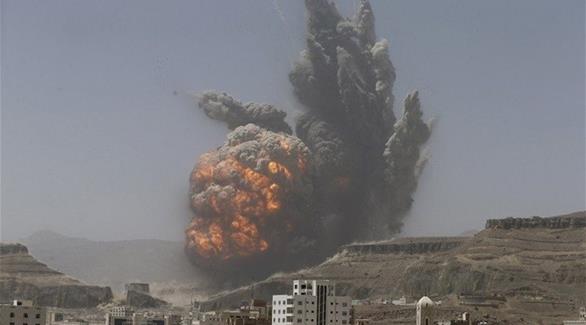 التحالف يشن غارات على مواقع للحوثيين في صعدة باليمن (أرشيف)