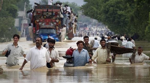 الأمطار الغزيرة سبب من كوارث باكستان السنوية(أرشيف)