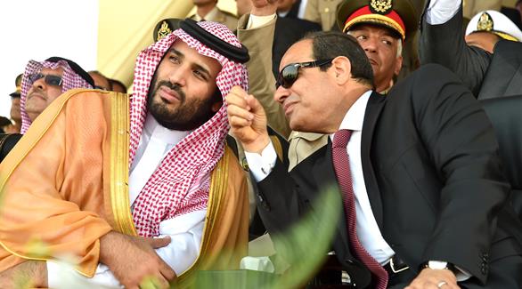 الرئيس المصري وولي ولي العهد السعودي (المصدر)