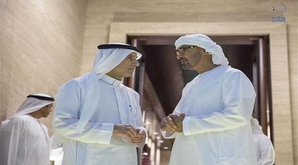 محمد بن زايد يستقبل وزير الخارجية السعودي (وام)