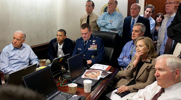 إدارة أوباما تتابع العملية التي تمكنت من القضاء على زعيم القاعدة أسامة بن لادن(البيت الأبيض)