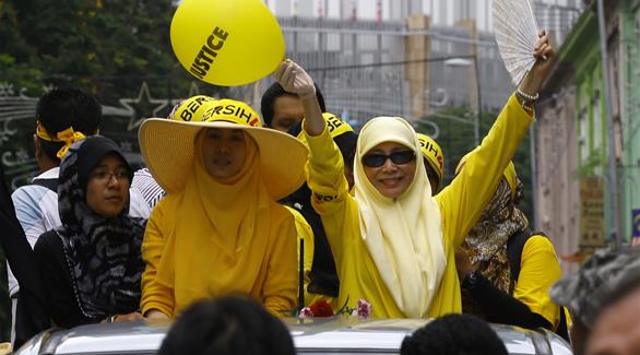 الاحتجاجات في ماليزيا (أ ب)