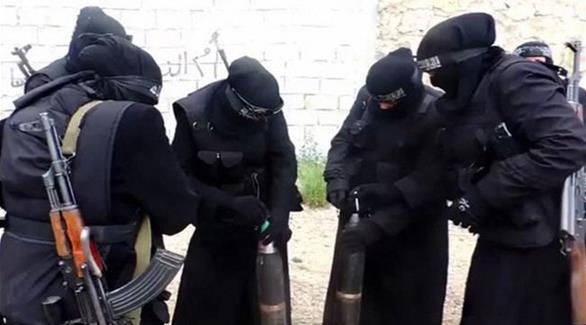 مقاتلات غُسل دماغهن من قبل داعش الإرهابي(أرشيف)