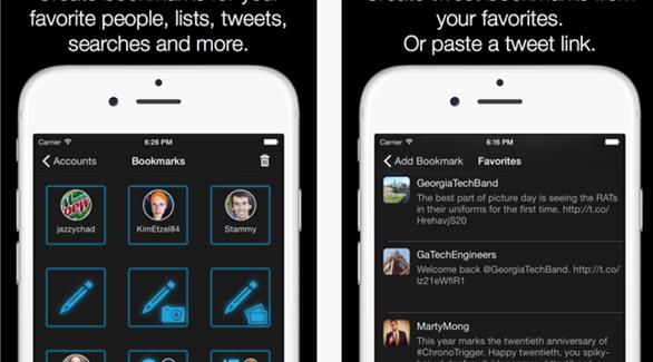 تطبيق "Twitter Bookmarks" لحفظ تغريدات وحسابات من تويتر لقراءتها لاحقاً