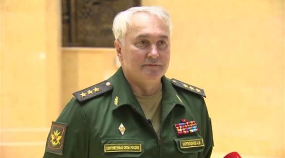  مسؤول إدارة العمليات بهيئة الأركان العامة الروسية أندريه كارتابولوف (أرشيف)