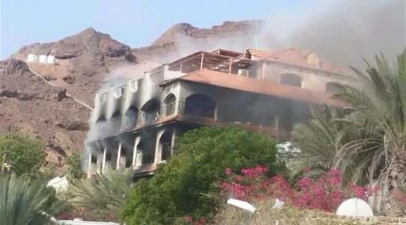 مقر لقوات التحالف العربي في اليمن (نويتر)