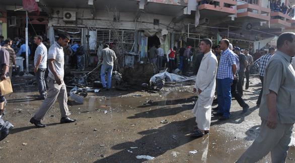 دمار إثر سقوط قذائف على مناطق مأهولة في بغداد (أرشيف)