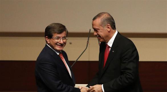أردوغان وأوغلو (أرشيف)