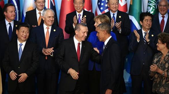 أردوغان خلال قمة العشرين (أرشيف)