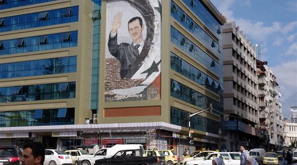 صورة عملاقة للأسد في سوريا (ويكيميديا)