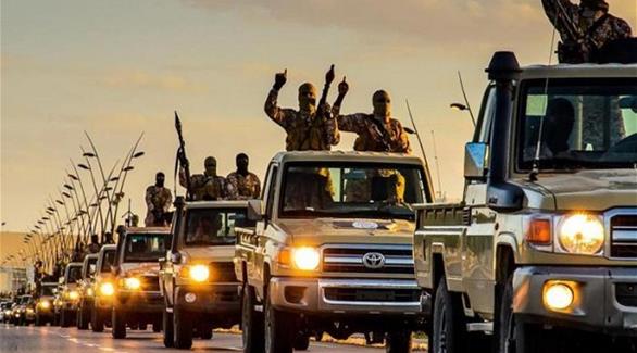 موكب لداعش في سرت الليبية لاستعراض قوته فيها (لاستامبا)