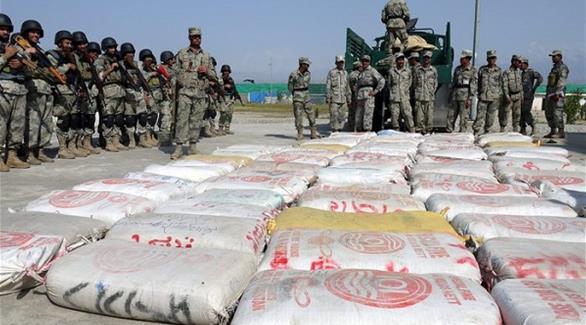 مصادرة كميات ضخمة من الهيروين في أفغانستان أكبر منتج عالمي لهذه المخدرات (انسا)