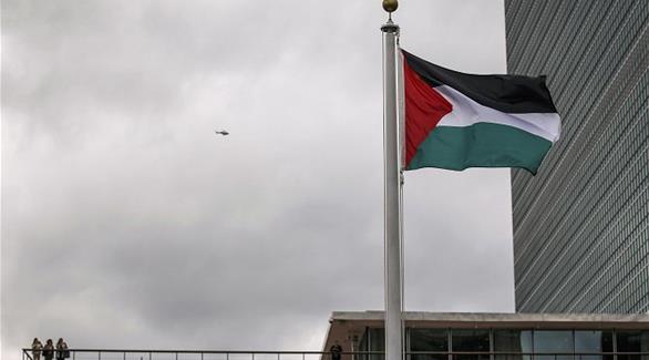 رفع العلم الفلسطيني امام مقر الأمم المتحدة (أرشيف)