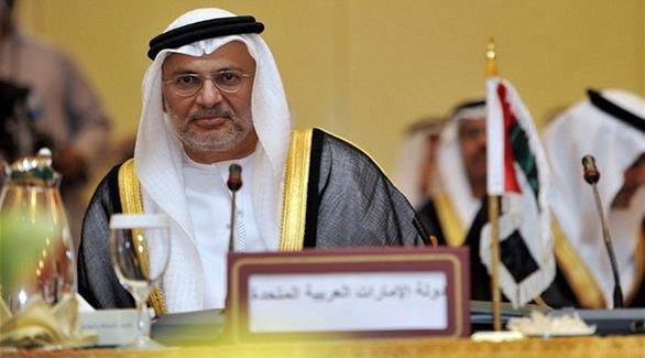 وزير الدولة للشؤون الخارجية الإماراتية الدكتور أنور بن محمد قرقاش (أرشيف)