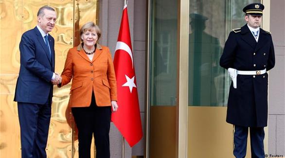 المستشارة الألمانية أنغيلا ميركل ميركل تصل إلى تركيا لبحث أزمة اللاجئين (أرشيف)