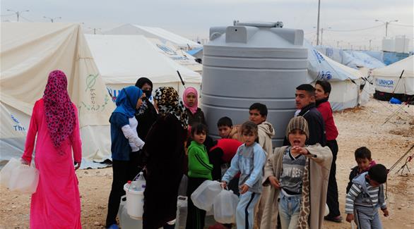 لاجئون سوريون في مخيم الزعتري بالأردن(أرشيف)