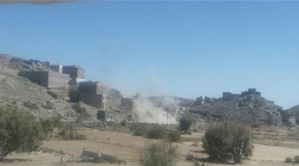 قذائف الميليشيات على بلدة الزاهر في البيضاء (24)