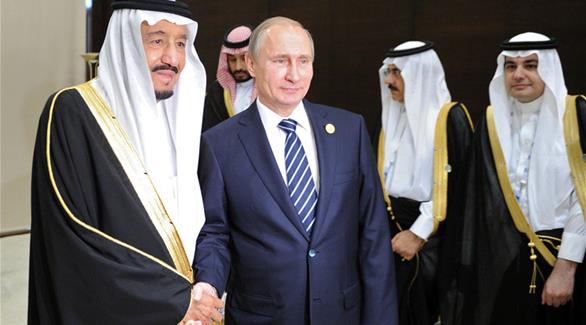 الرئيس الروسي فلاديمير بوتين والعاهل السعودي الملك سلمان بن عبد العزيز (روسيا اليوم)