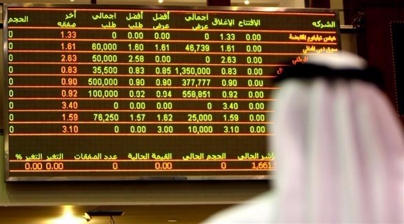 شاشة أسهم الشركات المدرجة في بورصة دبي (أرشيف)
