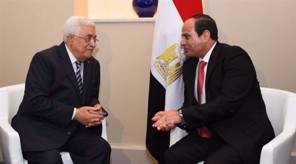 الرئيسان المصري عبدالفتاح السيسي والفلسطيني محمود عباس.(أرشيف)