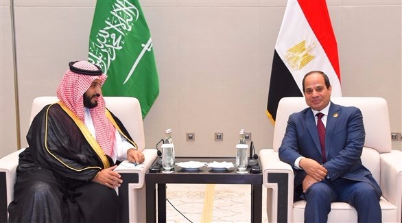الرئيس المصري عبدالفتاح السيسي وولي العهد السعودي الأمير محمد بن سلمان (أرشيف)