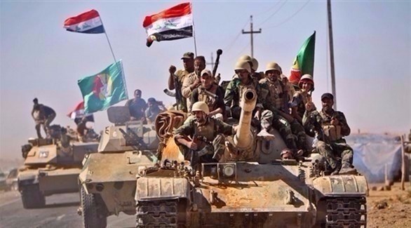 عناصر من القوات العراقية المشتركة (تويتر)