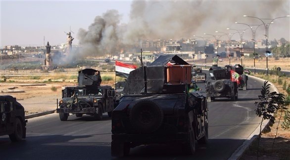 أرتال من القوات العراقية تتقدم نحو كركوك (أ ف ب)