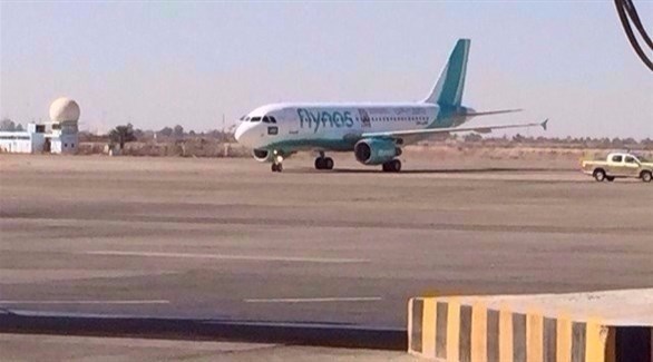وصول أول طائرة سعودية إلى مطار بغداد (تويتر)