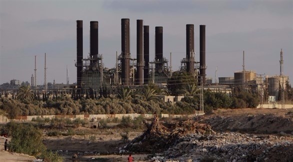 محطة توليد الكهرباء الوحيدة في غزة (إ ب أ)