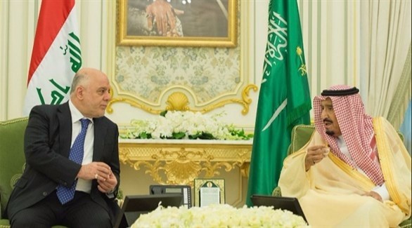 الملك سلمان بن عبد العزيز ورئيس الوزراء العراقي في الرياض (واس)