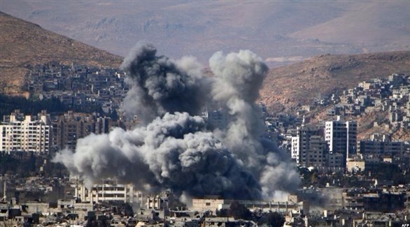 قصف على دمشق (أرشيف)