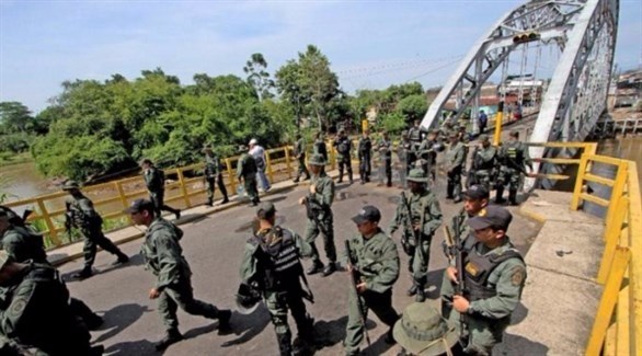 انتشار أمني على الحدود بين فنزويلا وكولومبيا (أرشيف)