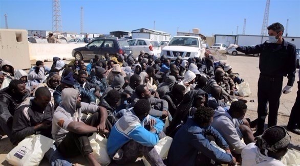 مهاجرون أفارقة في ليبيا (إ ب أ)