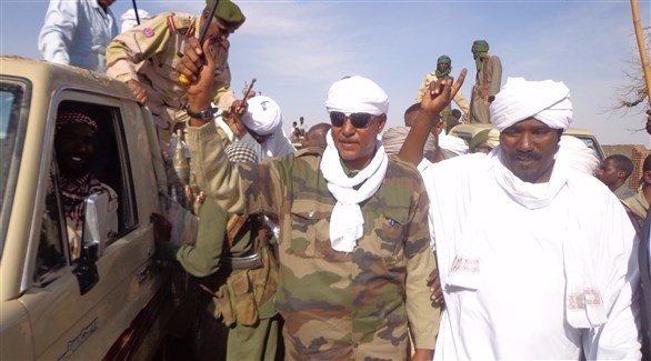 موسى هلال ببذته العسكرية في دارفور (أرشيف)