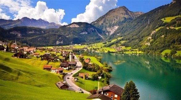 منظر طبيعي في سويسرا.(أرشيف)