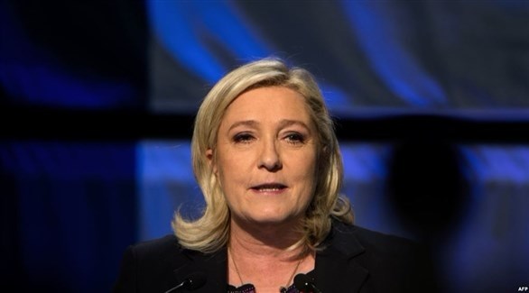 زعيمة حزب الجبهة الوطنية اليميني الفرنسي، مارين لوبان (أرشيف)