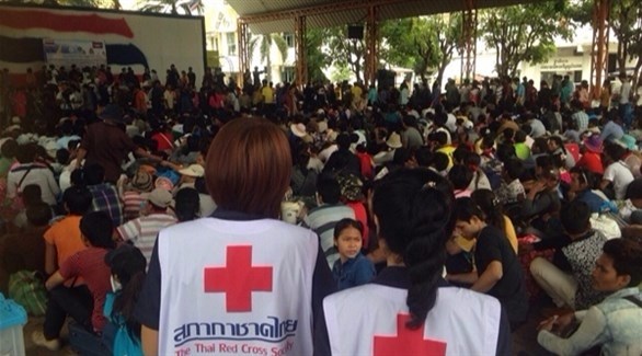 الصليب الأحمر في ميانمار (أرشيف)