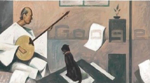 غوغل يحتفل بذكرى ميلاد حسين بيكار 