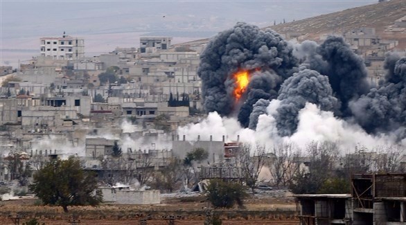 غارات للتحالف الدولي ضد داعش على سوريا (أرشيف)