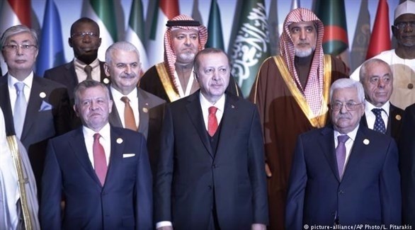 زعماء في قمة منظمة المؤتمر الإسلامي في اسطنبول.(رويترز)