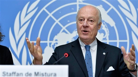 مبعوث الأمم المتحدة إلى سوريا ستافان دي ميستورا (أرشيف)