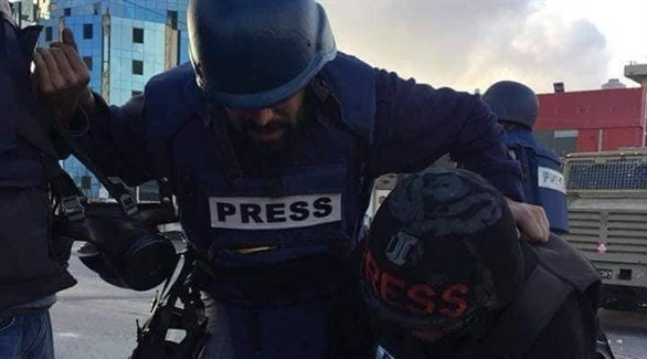 إصابة أحد الصحافيين خلال مواجهات الضفة (24)