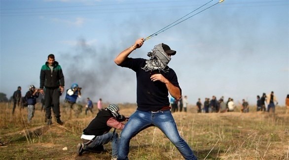 مواجهات بين الفلسطينيني و قوات الاحتلال الإسرائيلي على حدود قطاع غزة (أرشيف)