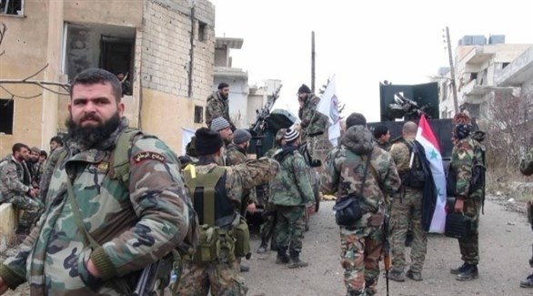 عناصر من جيش النظام السوري (أرشيف)