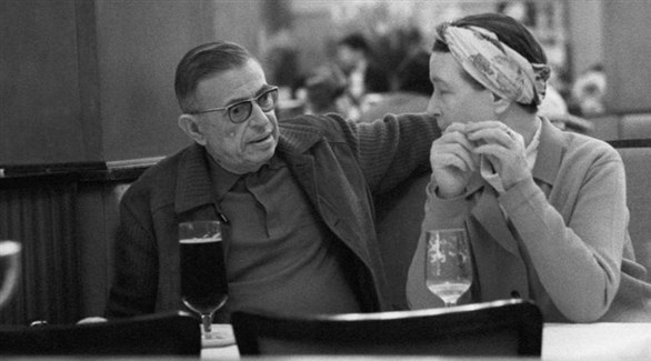 جان بول سارتر وسيمون دو بوفوار (أرشيف)