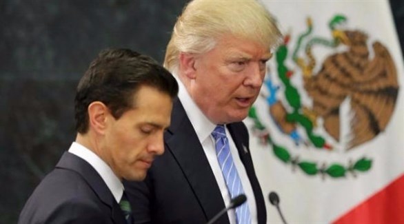 الرئيس المكسيكي ودونالد ترامب (أرشيف)