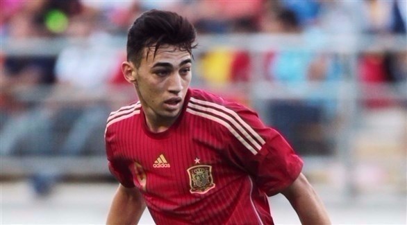لاعب منتخب إسبانيا المغربي الأصل منير الحدادي (أرشيف)